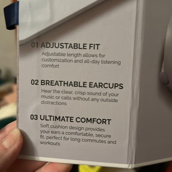 Brookstone’s new inbox, sleek wireless noise, isolating, headphones in white - Picture 13 of 15